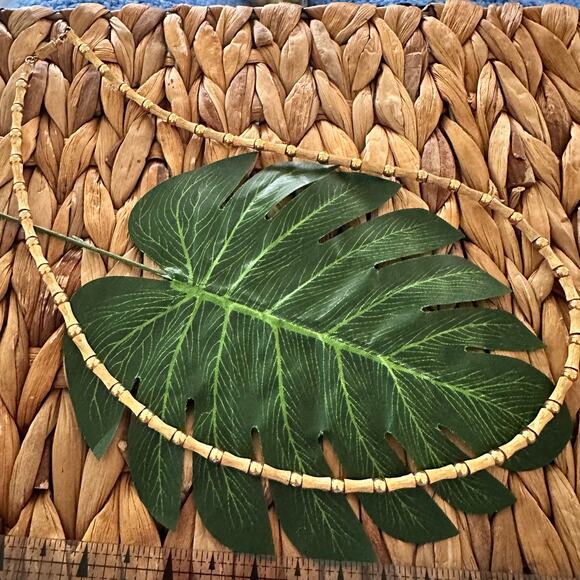 Vintage Gold Beaded Necklace - Picture 1 of 5